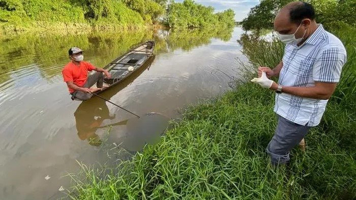 Phát hiện thi thể người đàn ông trên sông Hồ Xá