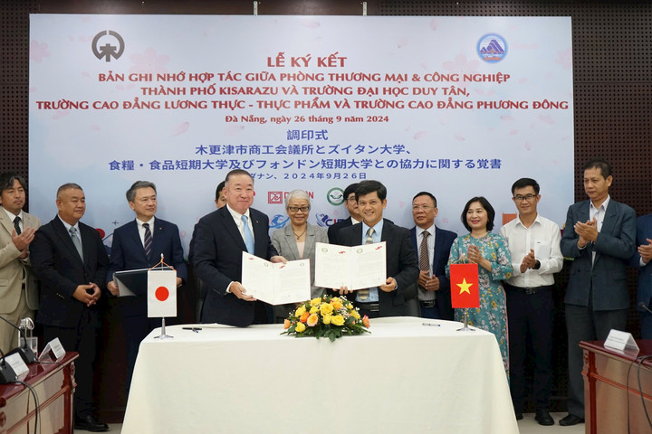 Các trường đại học, cao đẳng TP. Đà Nẵng và TP. Kisarazu ký kết trao đổi nguồn nhân lực