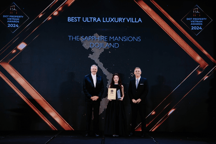 DOJILAND lập hattrick giải thưởng danh giá bậc nhất tại DOT Property Vietnam Awards 2024
