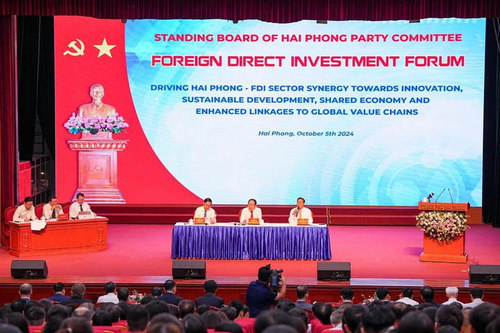 Thường trực Thành ủy Hải Phòng gặp gỡ, đối thoại với 500 doanh nghiệp FDI