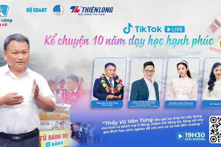 "Chia sẻ cùng thầy cô": 10 năm kể chuyện dạy – học hạnh phúc