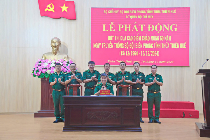 Phát động thi đua chào mừng kỷ niệm 60 năm ngày Truyền thống BĐBP tỉnh Thừa Thiên Huế