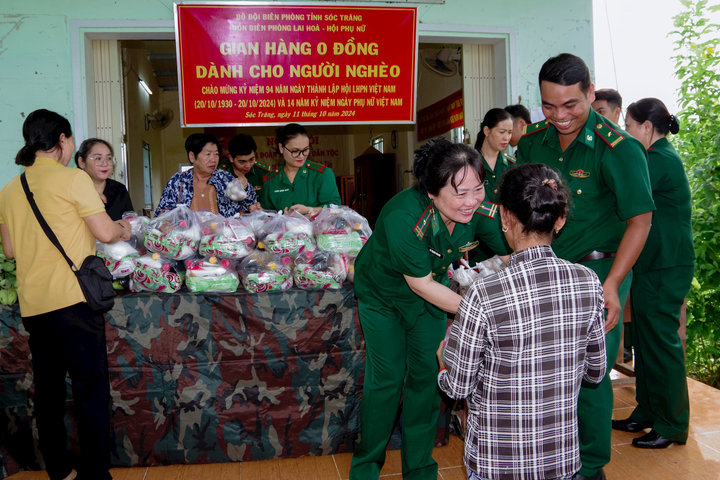 Sóc Trăng: Tổ chức mô hình “Gian hàng 0 đồng dành cho người nghèo”
