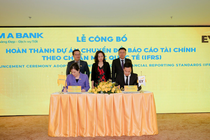 Nam A Bank tiên phong hoàn thành báo cáo tài chính theo chuẩn mực quốc tế (IFRS)