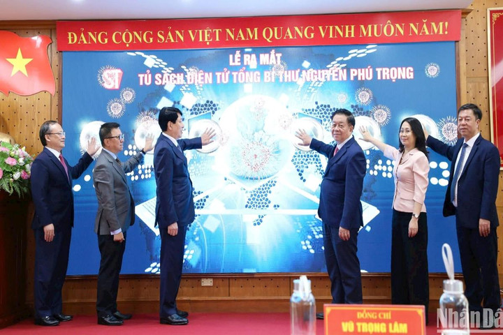 Ra mắt Tủ sách điện tử Tổng Bí thư Nguyễn Phú Trọng