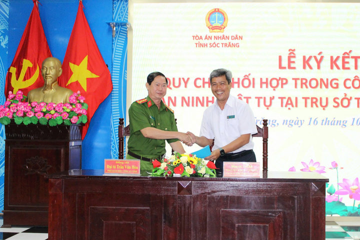 Tăng cường phối hợp, đảm bảo an ninh trật tự tại trụ sở TAND