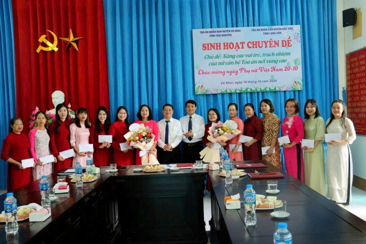 Tôn vinh vai trò nữ cán bộ Tòa án vùng cao