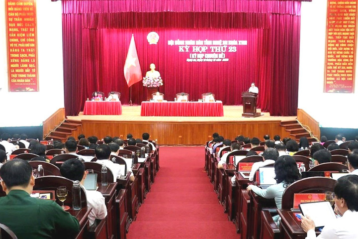 Nghệ An: Kỳ họp thứ 23, HĐND tỉnh khóa XVIII thông qua nhiều Nghị quyết quan trọng