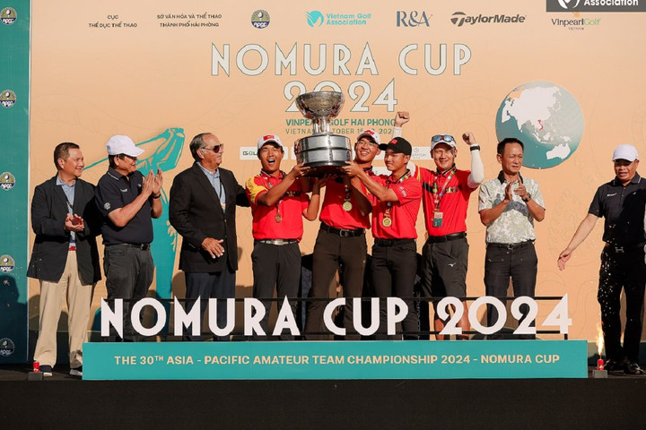 Việt Nam giành chiến thắng tại Giải golf “Nomura Cup 2024”