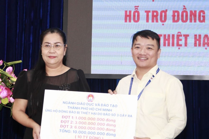 TP.HCM tiếp nhận đợt cuối hơn 8,7 tỷ đồng ủng hộ đồng bào khắc phục hậu quả sau bão số 3