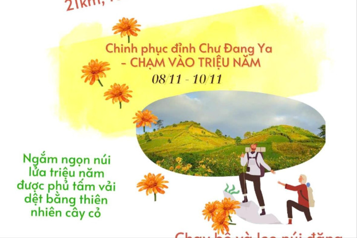 Có gì tại Tuần lễ Hoa Dã Quỳ - Núi lửa Chư Đang Ya năm 2024?