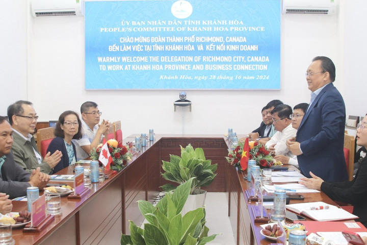 Khánh Hòa tăng cường hợp tác với doanh nghiệp Canada