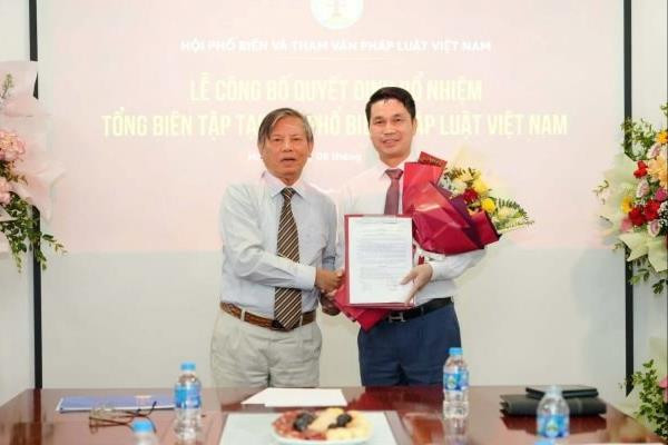 Nhà báo Nguyễn Thành Đoàn làm Tổng Biên tập Tạp chí Phổ biến Pháp luật Việt Nam