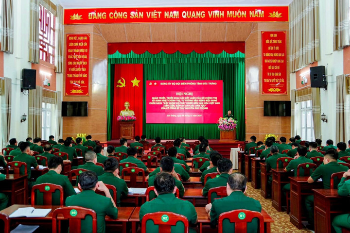 Đảng ủy Bộ đội Biên phòng Sóc Trăng quán triệt, triển khai các Kết luận của Bộ Chính trị