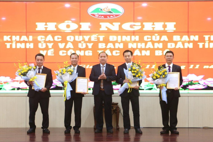 Gia Lai: Điều động, bổ nhiệm nhiều vị trí lãnh đạo chủ chốt