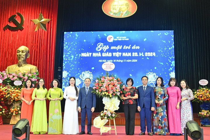 Học viện Tư pháp gặp mặt tri ân Ngày Nhà giáo Việt Nam 20/11
