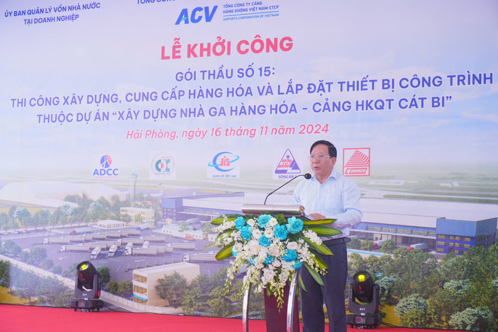 Khởi công xây dựng nhà ga hàng hóa - Cảng hàng không quốc tế Cát Bi