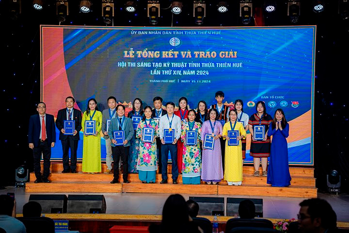 Lễ Tổng kết và trao giải Hội thi Sáng tạo kỹ thuật tỉnh TT-Huế năm 2024