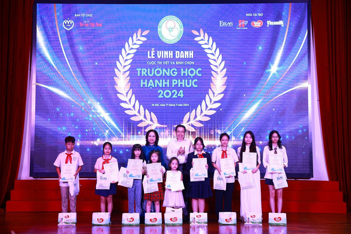 Lễ Vinh danh Cuộc thi viết và bình chọn trường học hạnh phúc 2024