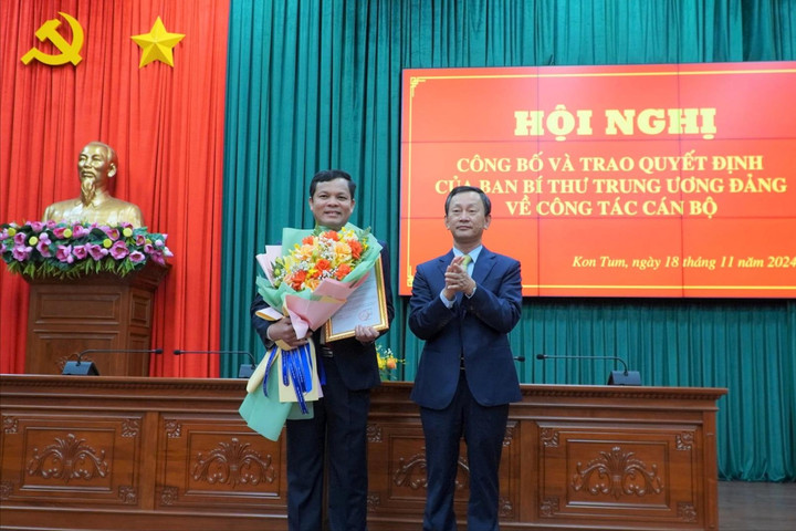 Ban Bí thư chuẩn y ông Nguyễn Đức Tuy giữ chức Phó Bí thư Tỉnh ủy Kon Tum