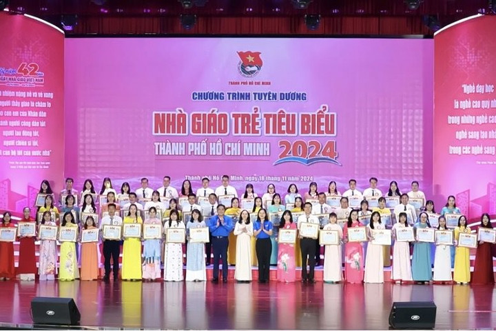 TP.HCM: Tuyên dương 457 'Nhà giáo trẻ tiêu biểu' năm 2024