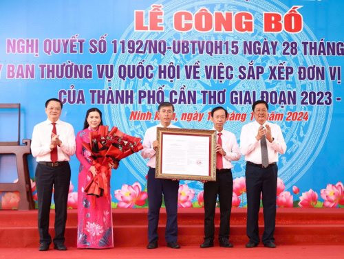 Cần Thơ: Phường mới sau sáp nhập ở quận trung tâm chính thức đi vào hoạt động