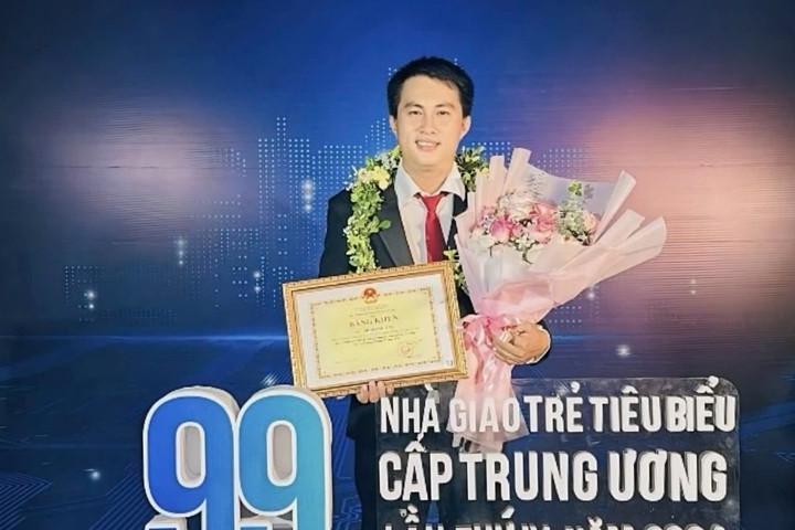 Thầy giáo 9X với niềm đam mê giảng dạy và nghiên cứu
