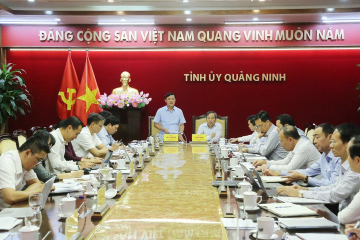 Đoàn khảo sát Ban Kinh tế Trung ương làm việc với tỉnh Quảng Ninh
