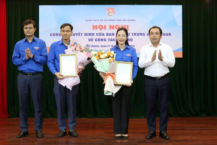 Công nhận Bí thư, Phó Bí thư Tỉnh đoàn Hải Dương