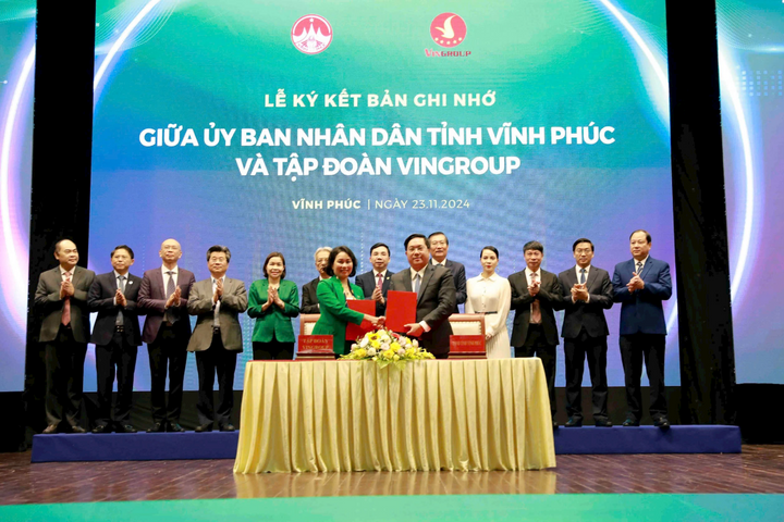 Vĩnh Phúc và Tập đoàn Vingroup ký thỏa thuận hợp tác vì một tương lai xanh
