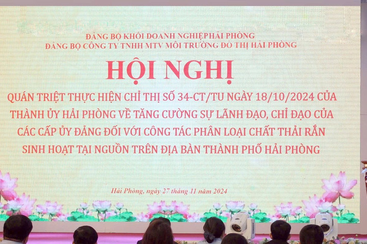 Quán triệt thực hiện Chỉ thị số 34-CT/TU về phân loại rác tại nguồn