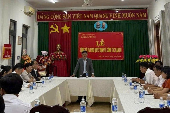 Bổ nhiệm Trưởng Ban Quản lý các khu công nghiệp tỉnh Đắk Lắk