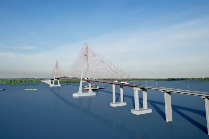 Triển khai thi công cầu Đại Ngãi 1