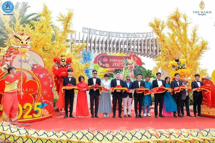 Phố Xuân Maris: Không gian Tết Việt rực rỡ tại The Maris Vũng Tàu