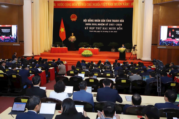 Khai mạc Kỳ họp thứ 24, HĐND tỉnh Thanh Hóa