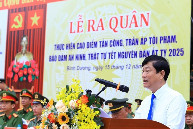 Công an Bình Dương đồng loạt ra quân cao điểm trấn áp tội phạm