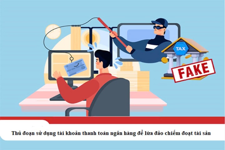 Sử dụng tài khoản thanh toán doanh nghiệp để lừa đảo chiếm đoạt tài sản