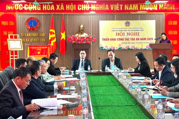 TAND TX. Quảng Yên giải quyết 95,11% vụ, việc năm 2024