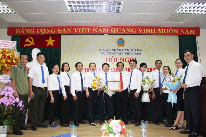 Vụ Công tác phía Nam TANDTC hoàn thành xuất sắc nhiệm vụ năm 2024