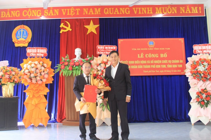 TAND thành phố Kon Tum có tân Chánh án