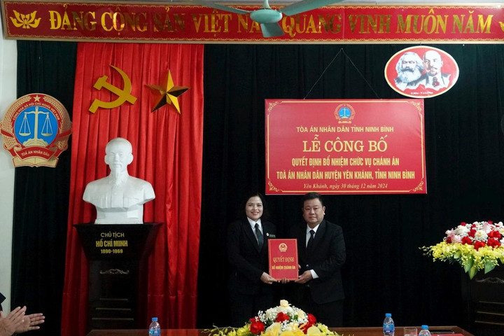 Điều động và bổ nhiệm chức vụ Chánh án TAND huyện Yên Khánh