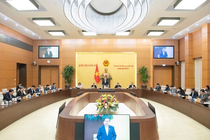 Khai mạc Phiên họp thứ 41 của Ủy ban Thường vụ Quốc hội