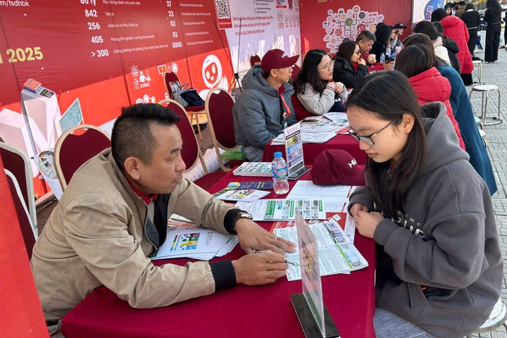 Tư vấn tuyển sinh hướng nghiệp cho hàng nghìn học sinh, phụ huynh