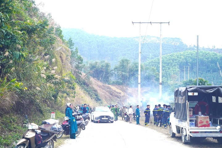 Tuyên Quang: Cháy rừng tại phường Nông Tiến