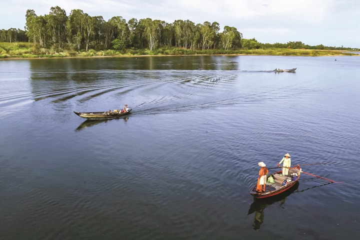 Ngược dòng Thu Bồn ngày xuân