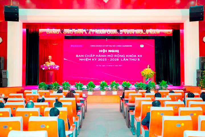 Công đoàn Trụ sở chính Agribank tổ chức Hội nghị Ban chấp hành mở rộng khóa XII lần thứ 5