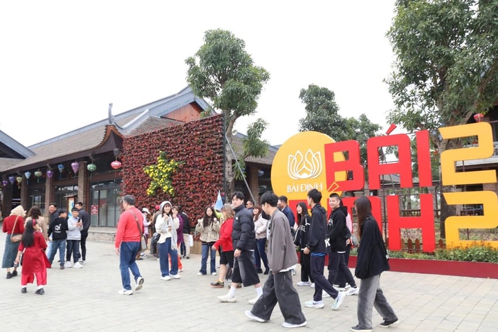 Nhộn nhịp du khách đến Ninh Bình ngày đầu năm mới