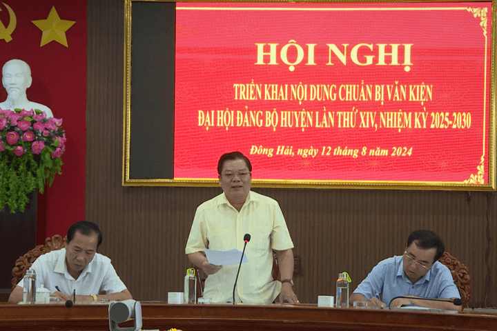 Huyện Đông Hải (Bạc Liêu): Hướng tới tổ chức Đại hội Đảng bộ huyện lần thứ XIV, nhiệm kỳ 2025 – 2030