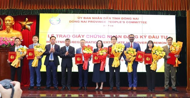 Đồng Nai: Nhiều dự án thu hút hàng triệu USD