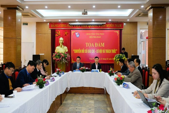 Vĩnh Phúc: Tọa đàm “Chuyển đổi số báo chí - Cơ hội và thách thức”